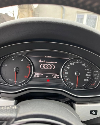 Audi A4 cena 92000 przebieg: 201000, rok produkcji 2016 z Wolsztyn małe 137